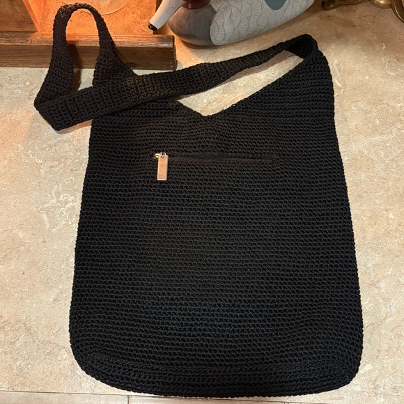 The Sak Handbags - The Sak Black Crochet Shoulder Bag